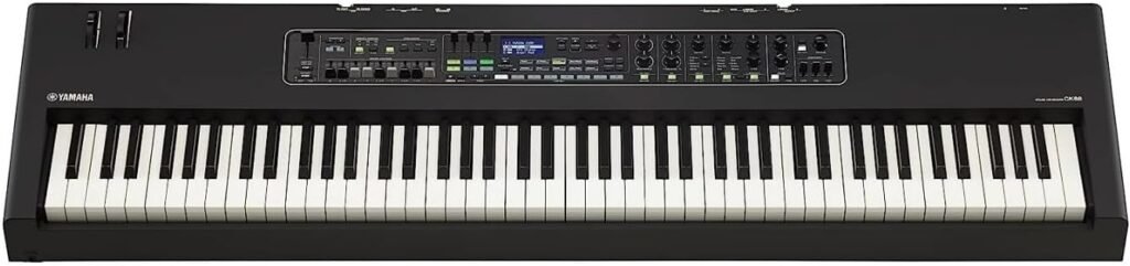 Yamaha CK Series 88-Key Stage Keyboard with Built-In Speakers, Black (CK88)